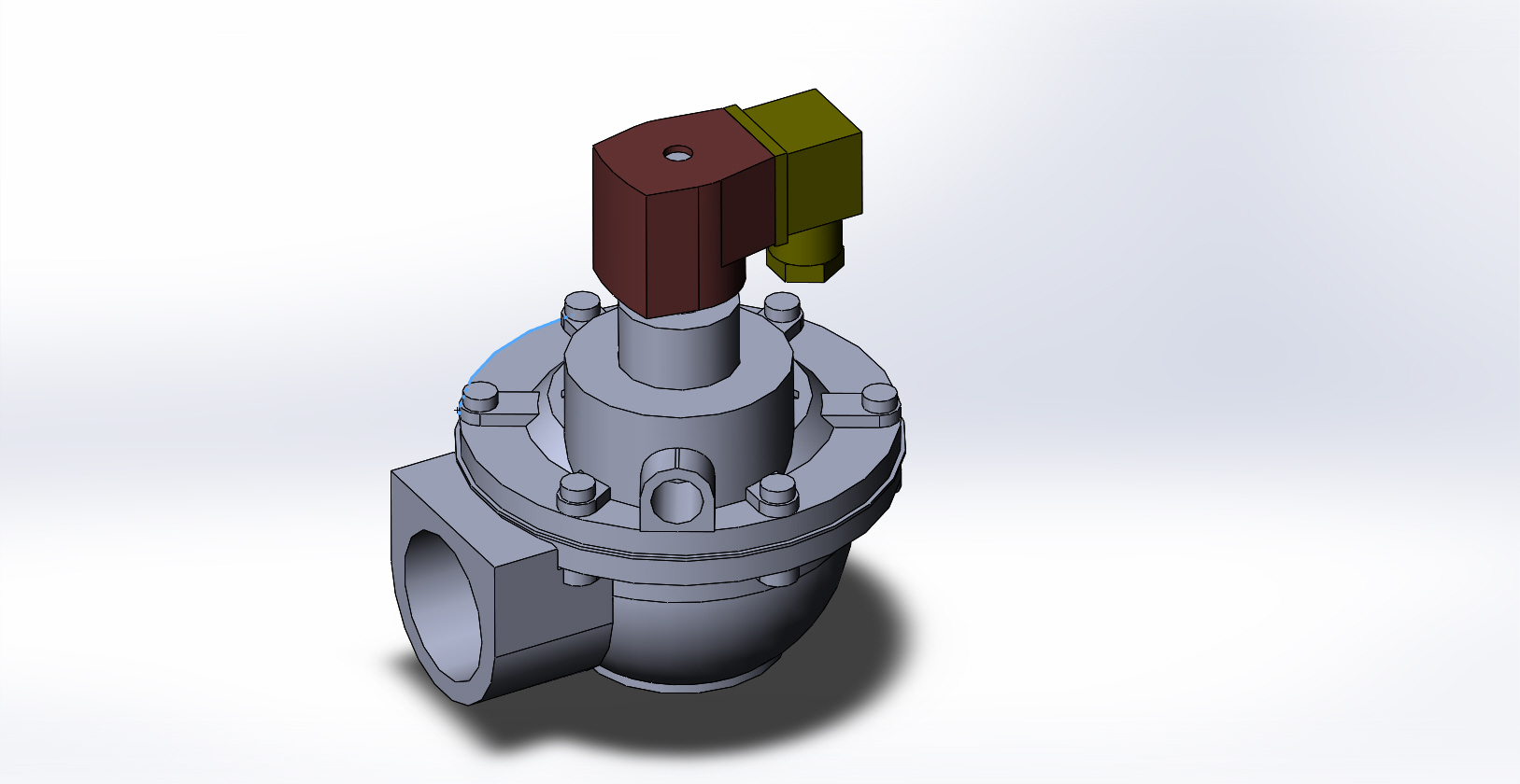 3D модель Импульсный клапан DMF-Z-40S