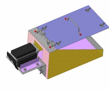 3D модель Коробка пулеуловитель