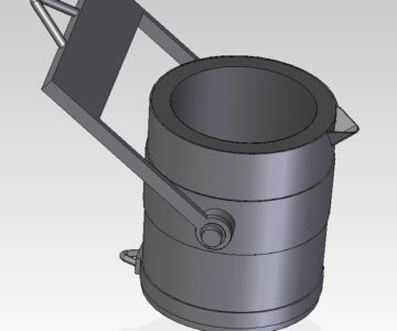 3D модель Ковш разливочный 4,5т