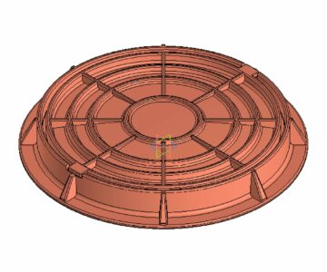 3D модель Люк колодца чугун