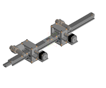 3D модель Механизм перемещения датчиков