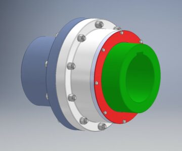 3D модель Муфта зубчатая 1-63000-200-1-200-1У2 ГОСТ 50895-96