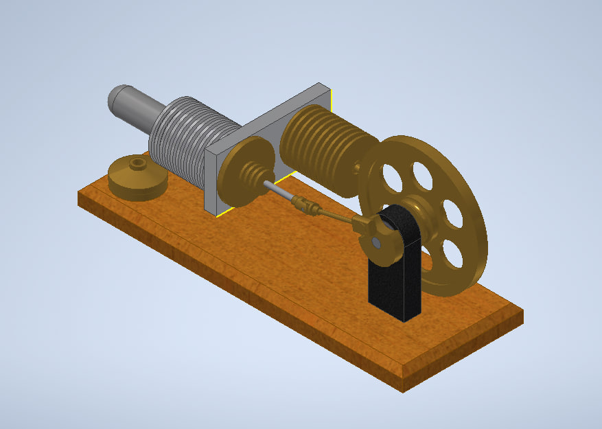 Двигатель Стирлинга для самостоятельной сборки