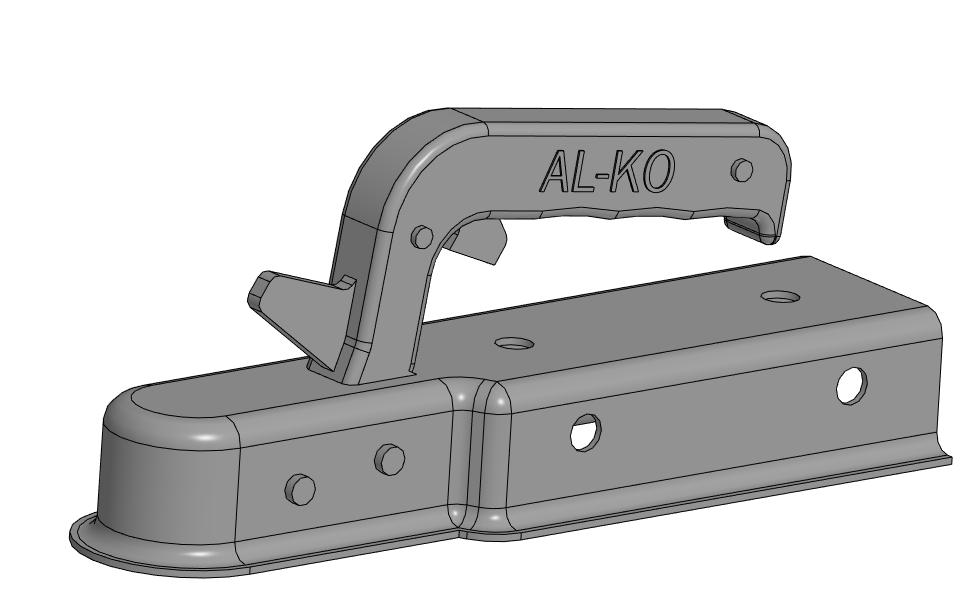 3D модель Сцепное устройство AK7 VE VKT60 PLUS