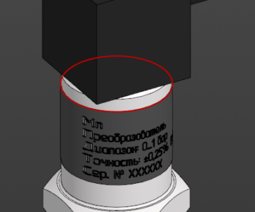 3D модель Датчик давления МПД07.100.G.D1.C3.J6 G1_4