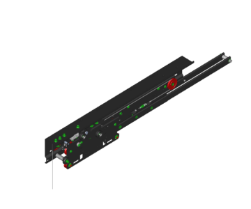 3D модель Механизм двери шахт GDB 2LL800