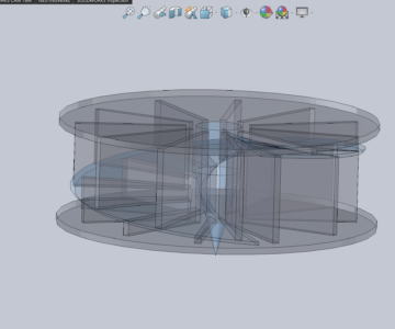 3D модель Штамп для лопасти сваи