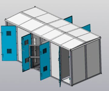 3D модель Корпус КТПНП 1000 кВА