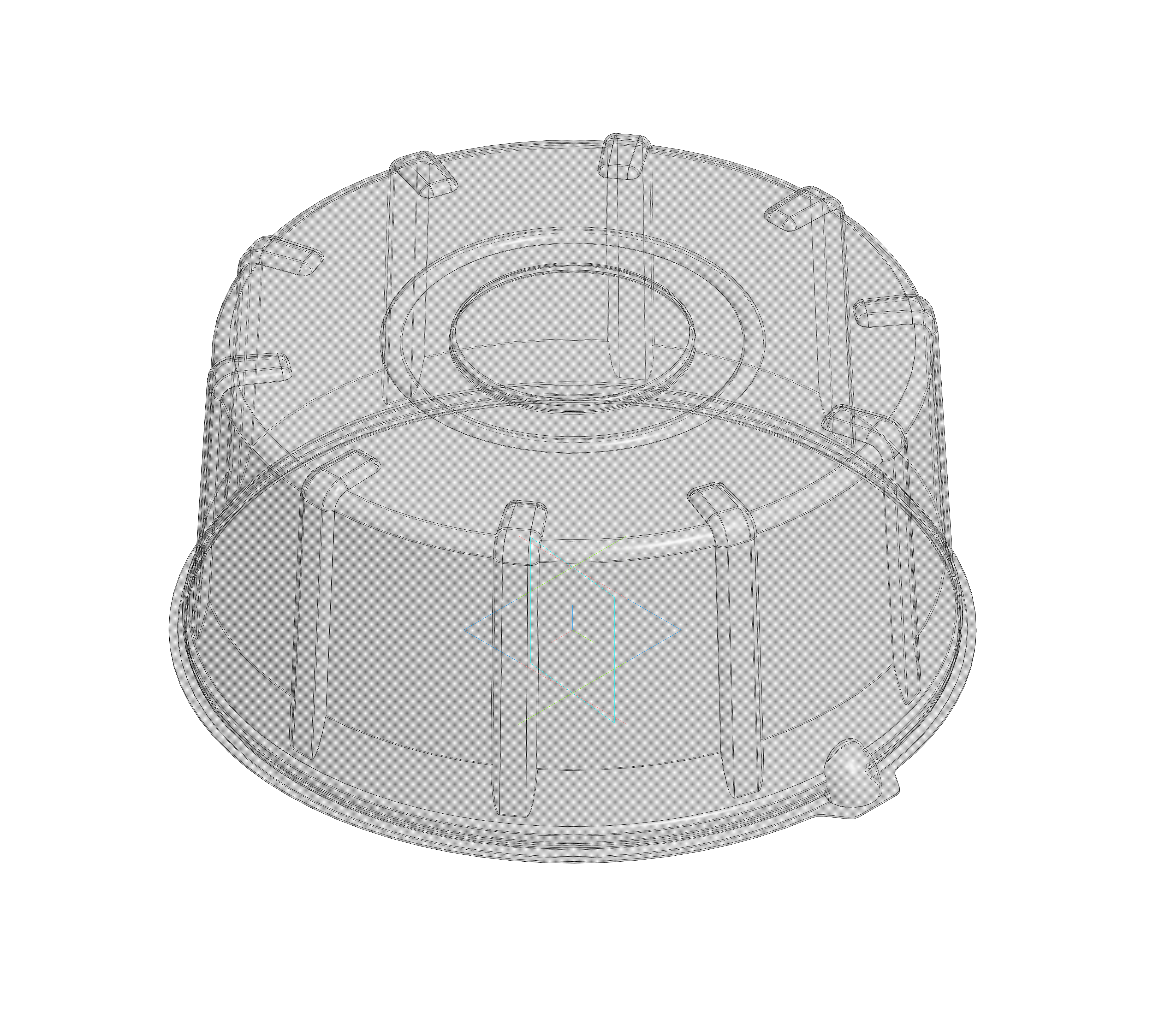 3D модель Крышка тортницы