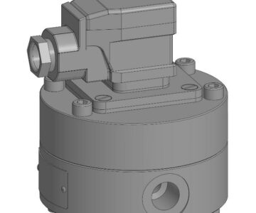 3D модель Измеритель расхода KRACHT VC0,1