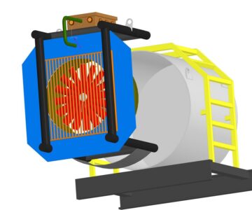 3D модель Вентилятор для газопровода