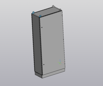 3D модель Корпус металлический ЩМП-18.8.4-0 У2 IP54 без монтажной панели