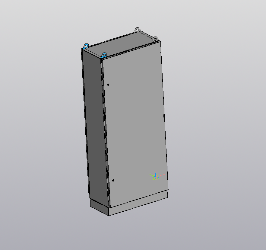 3D модель Корпус металлический ЩМП-18.8.4-0 У2 IP54 без монтажной панели