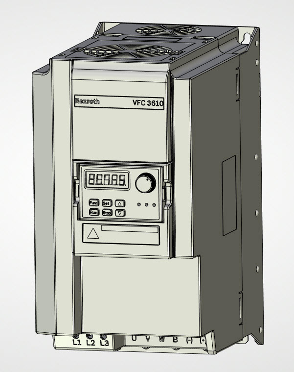 3D модель Частотный преобразователь Bosh Rexroth VFC3610-11K0-3P4-MNA-7P