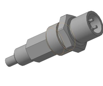 3D модель Датчик-гидросигнализатор уровня масла ДГС-М-501-24-01-24В