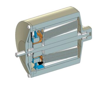 3D модель DC motor EMDC-20W10HIP4