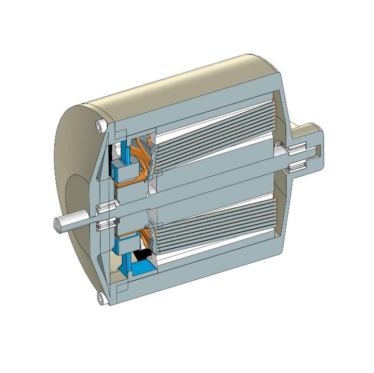 3D модель DC motor EMDC-20W10HIP4