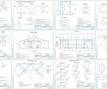 Чертеж Встроенная эстакада на кран подвесной G=1т