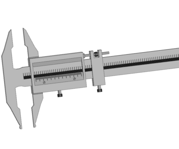 3D модель Штангенциркуль (ознакомительная примерная модель)