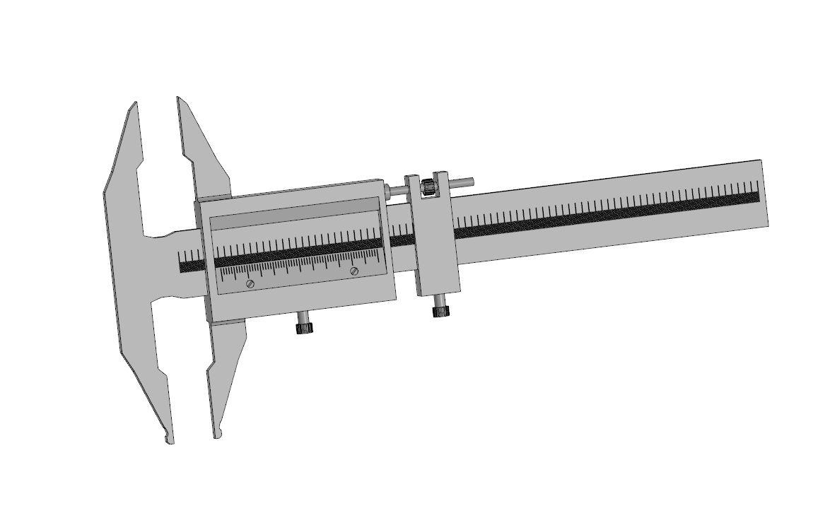 3D модель Штангенциркуль (ознакомительная примерная модель)