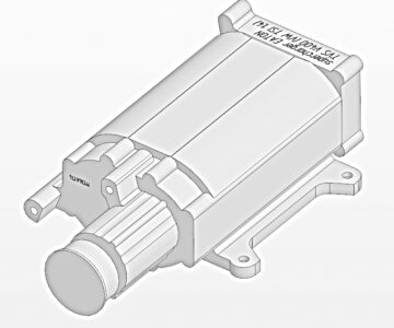 3D модель supercharger compressor EATON TVS V400 (VW TSI 1.4)