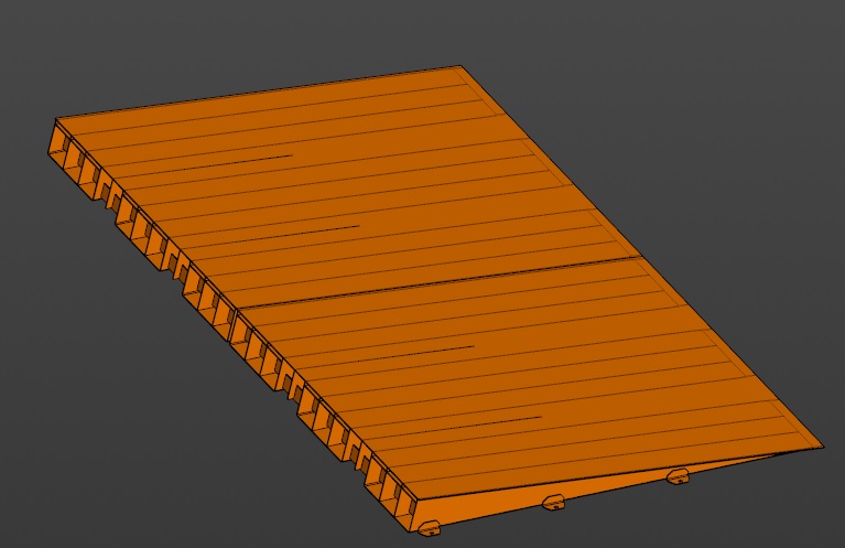 3D модель Пандус для использование в цехе