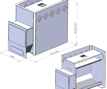 3D модель Печь для бани  812*394*652 мм