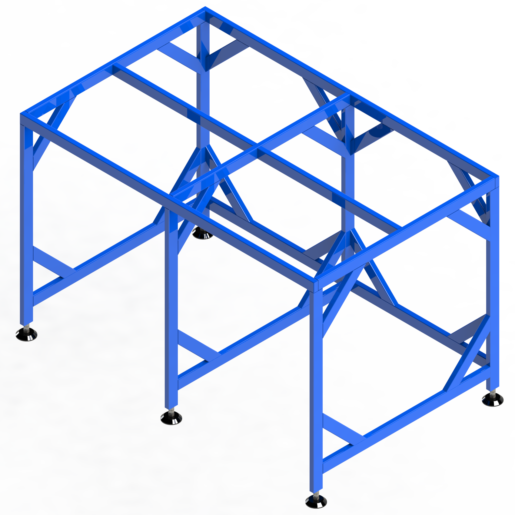 3D модель Стеллаж г/п 1.0 т С-1