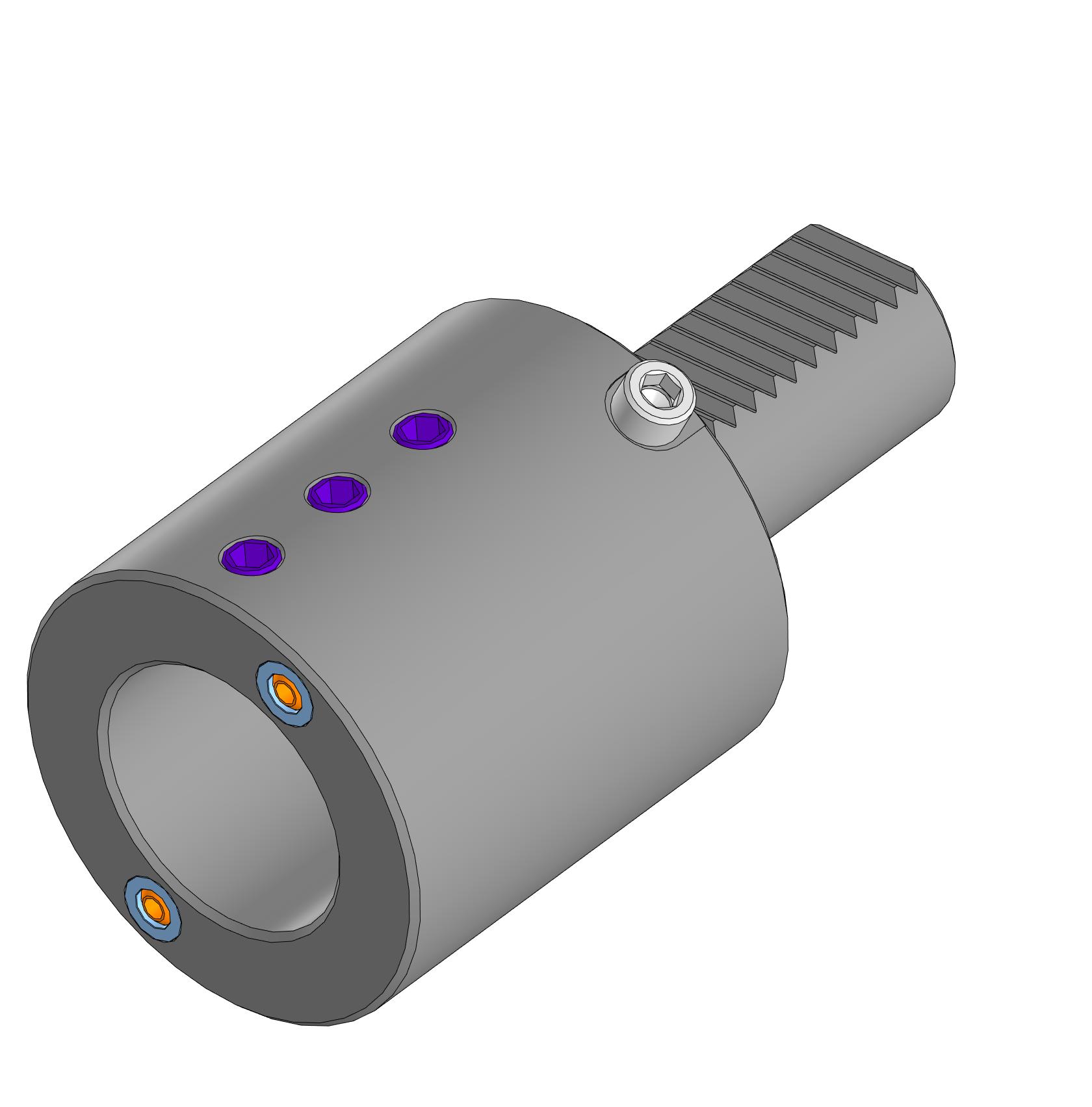 3D модель 3D модель державки для чпу станка E2-40x30