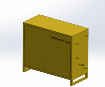 3D модель ГРПШ-13-2Н-У1