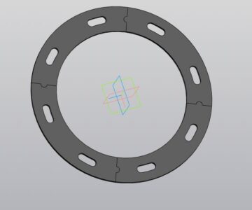 3D модель Фланец 208-40-4