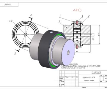 3D модель Муфта Falk 40R