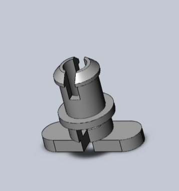 3D модель Заглушка колеса на коляску