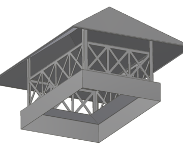 3D модель Зонт дымовой трубы