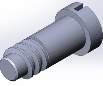 3D модель Пластиковый винт Tekfor VT-B-40 для щитов IP41, серии B