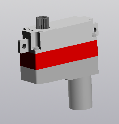 3D модель Сервопривод KST servo 08 digital