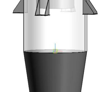 3D модель Циклон ЦН-11-800