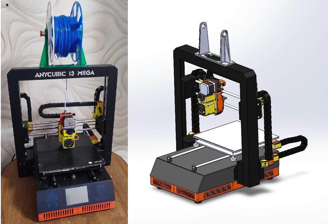 3D модель Модернизация 3D принтера ANYCUBIC I3 MEGA