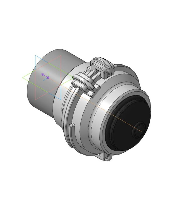 3D модель Головка муфтовая ГМ-80 с ГЗ-80