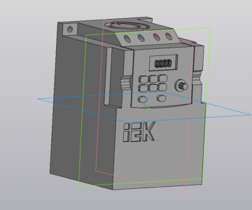 3D модель Частотный преобразователь IEK A310
