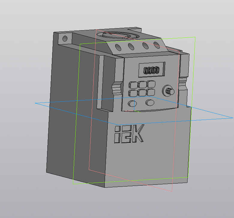 3D модель Частотный преобразователь IEK A310