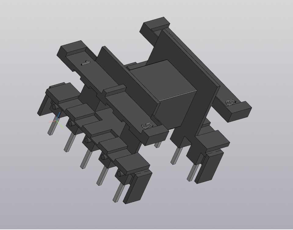 3D модель Каркас трансформатора B66208B1110T001 TDK Размер E25/13/7