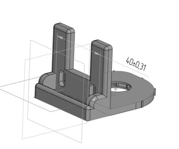 3D модель Кожух для обдува