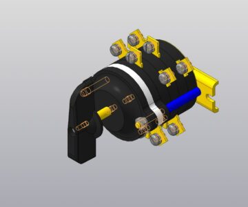 3D модель Пакетный переключатель ПП 4-40/Н2 М2