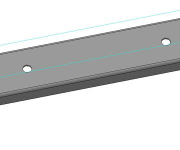 3D модель Кузовной элемент автомобиля ГАЗ-67 "Подпорка ящика акумулятора"