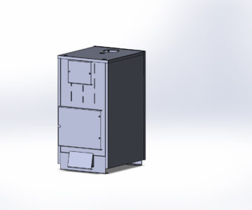 3D модель Котел дровяной 990мм х 665мм х 514мм