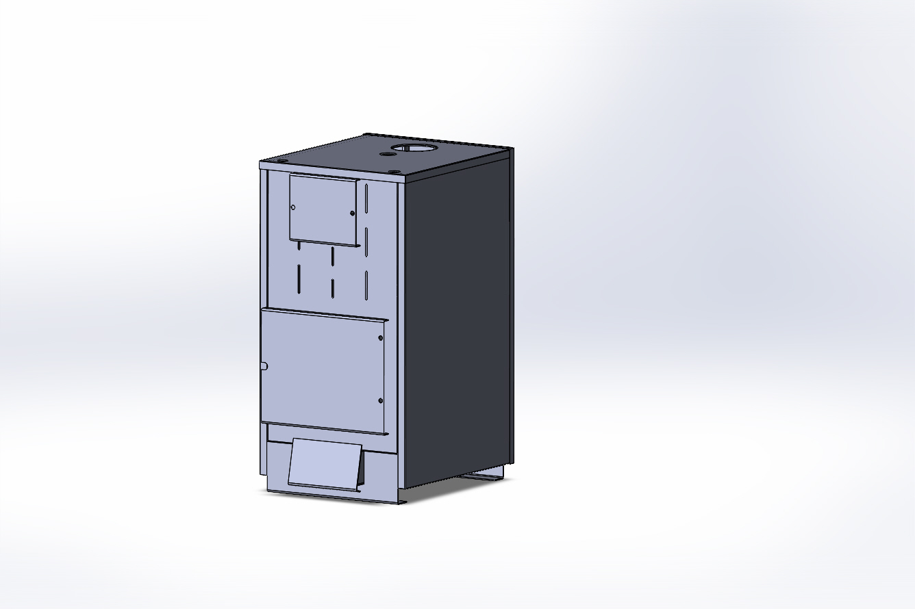 3D модель Котел дровяной 990мм х 665мм х 514мм