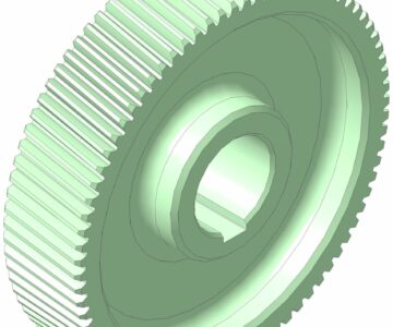 3D модель Шестерня z=79 m=3