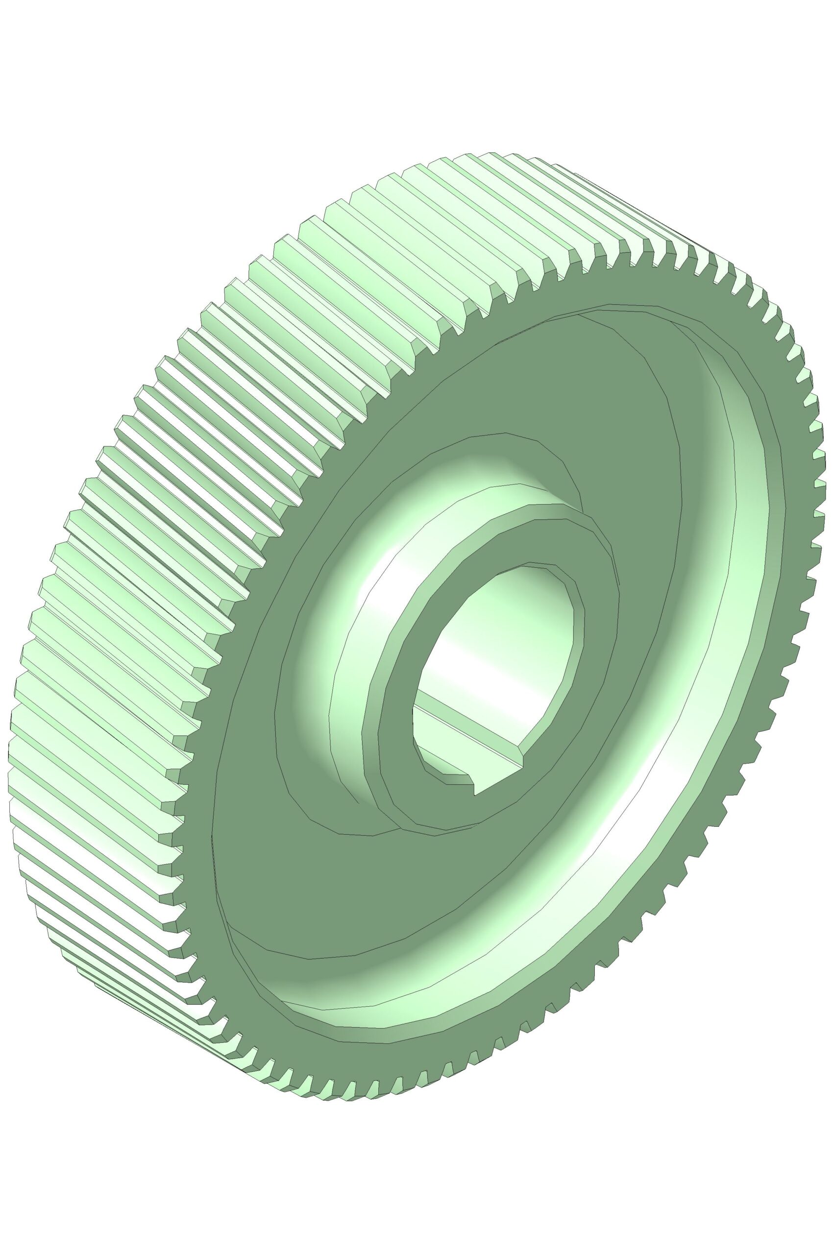 3D модель Шестерня z=79 m=3