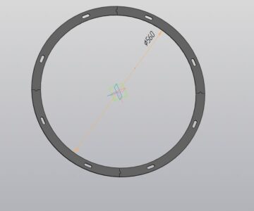 3D модель Фланец 560-32-4